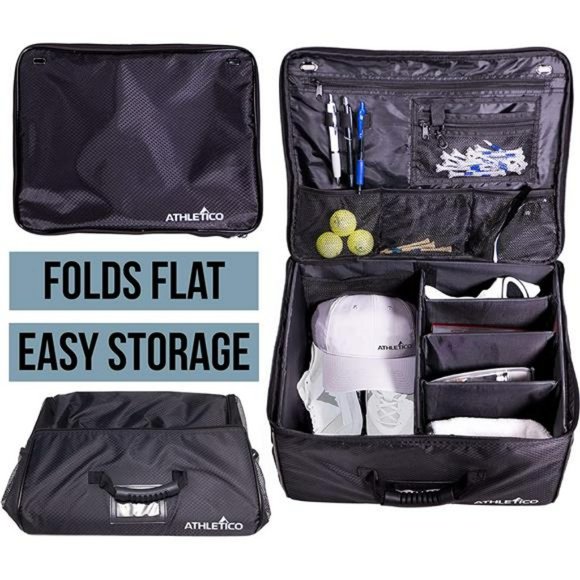 Athletico Golf Trunk Organizer Storage - Car Golf Locker | Collapsible - Picture 4 of 6